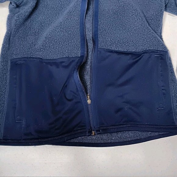 Patagonia Better Sweater M Jacket Full Zip Knit Fleece Pink Flower Patch READ - Picture 11 of 16